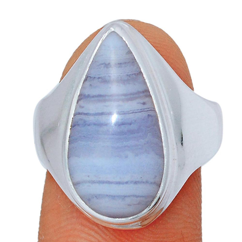 Solid - Blue Lace Agate Ring - BLAR1274