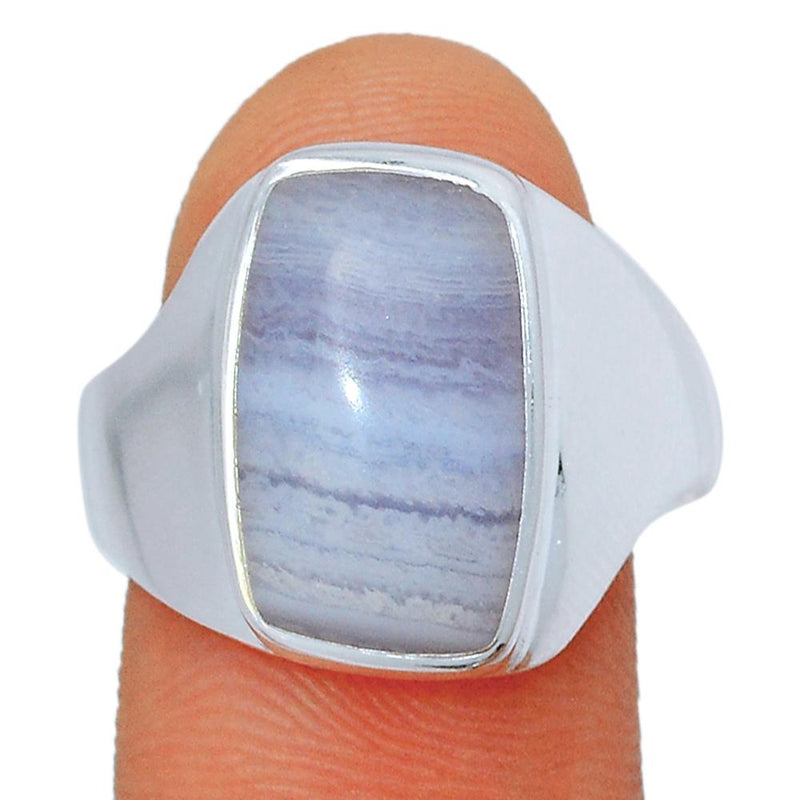 Solid - Blue Lace Agate Ring - BLAR1280