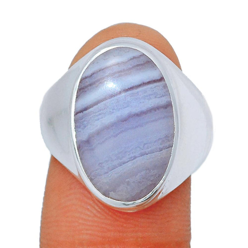 Solid - Blue Lace Agate Ring - BLAR1287