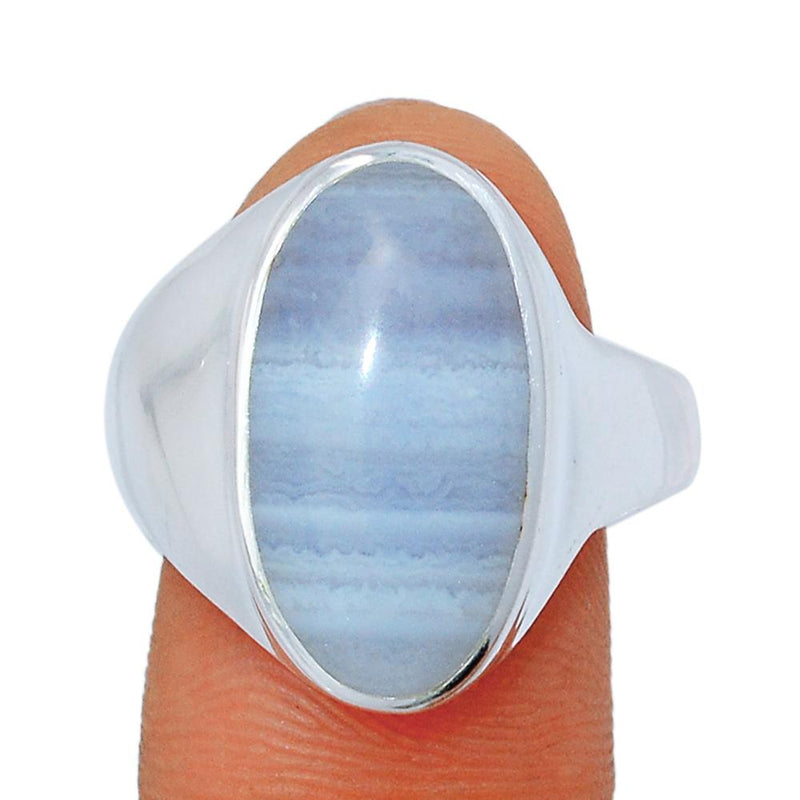 Solid - Blue Lace Agate Ring - BLAR1289
