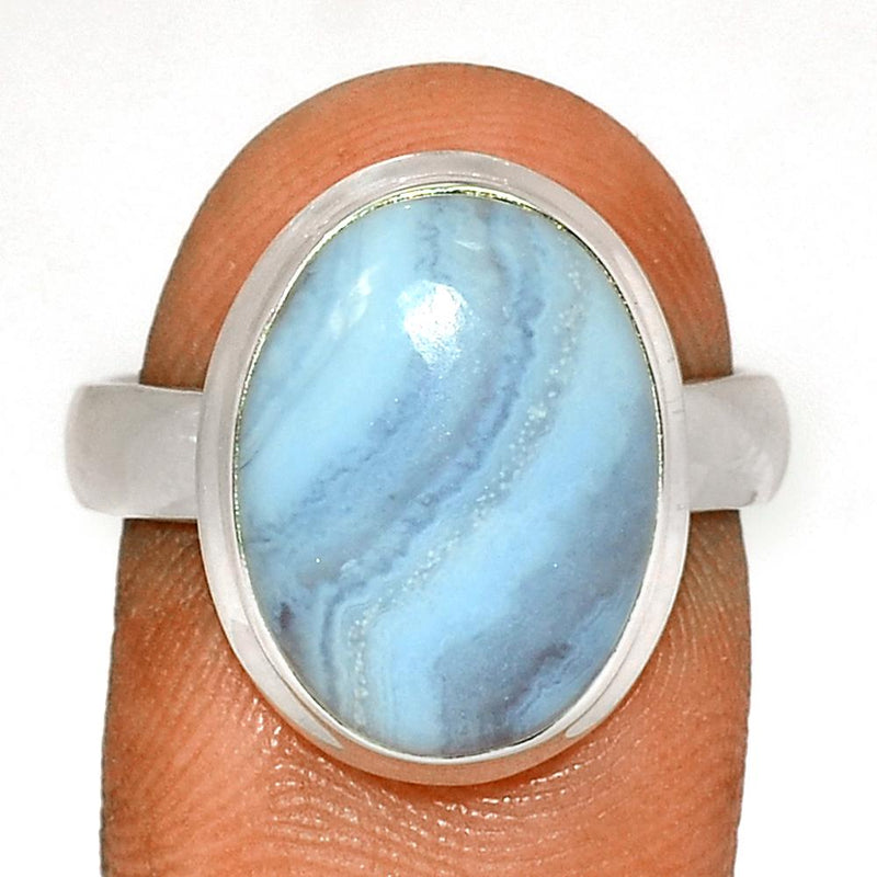 Blue Lace Agate Ring - BLAR1334