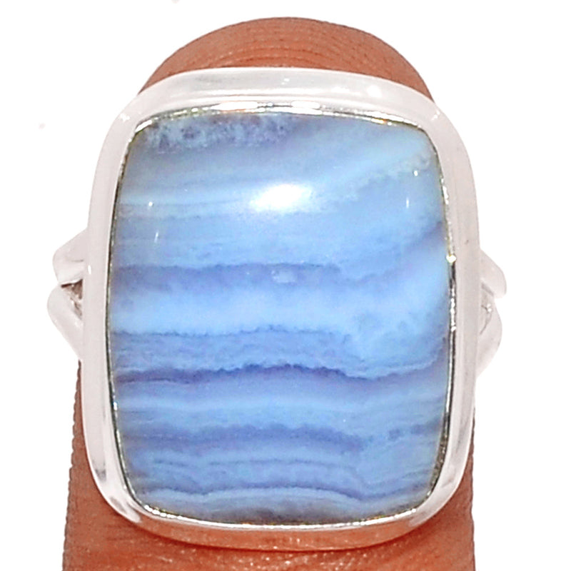 Blue Lace Agate Ring - BLAR1422
