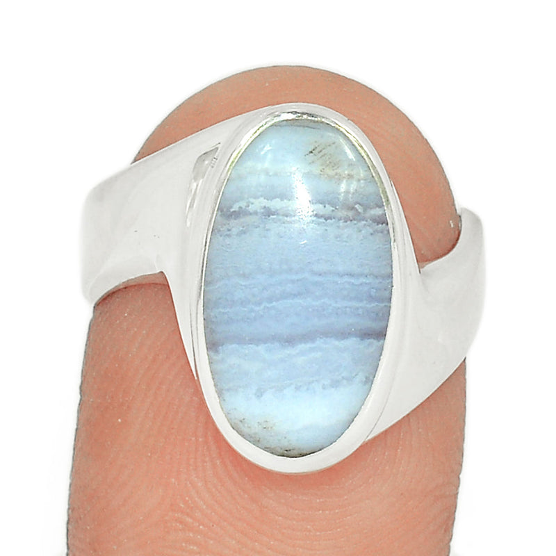 Solid - Blue Lace Agate Ring - BLAR1605