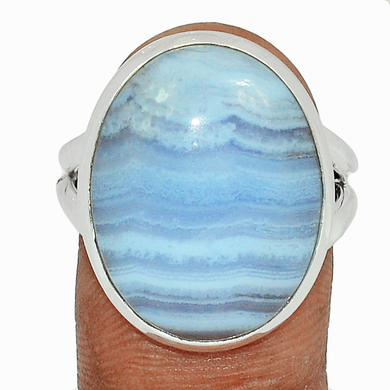 Blue Lace Agate Ring - BLAR1637