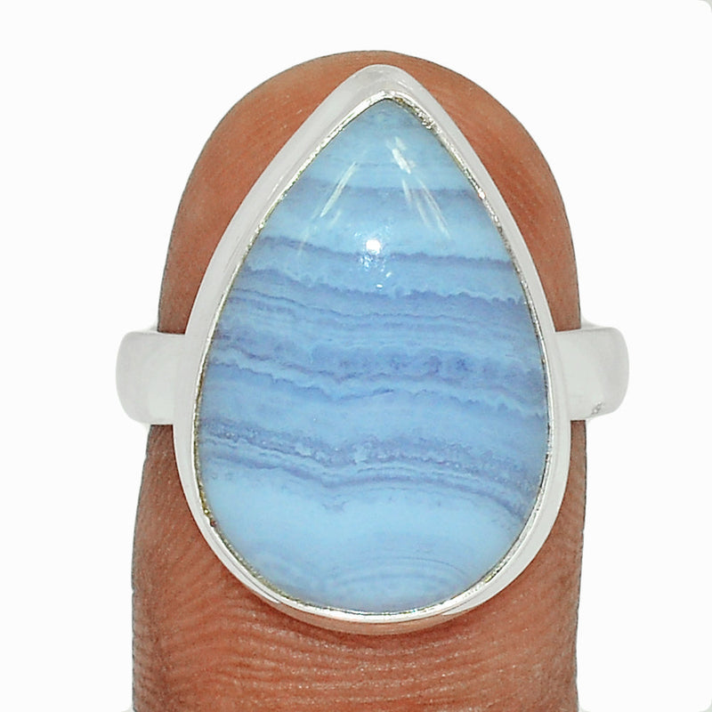 Blue Lace Agate Ring - BLAR1638
