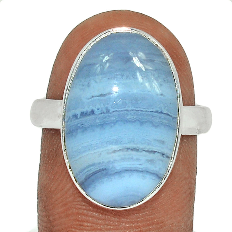 Blue Lace Agate Ring - BLAR1648