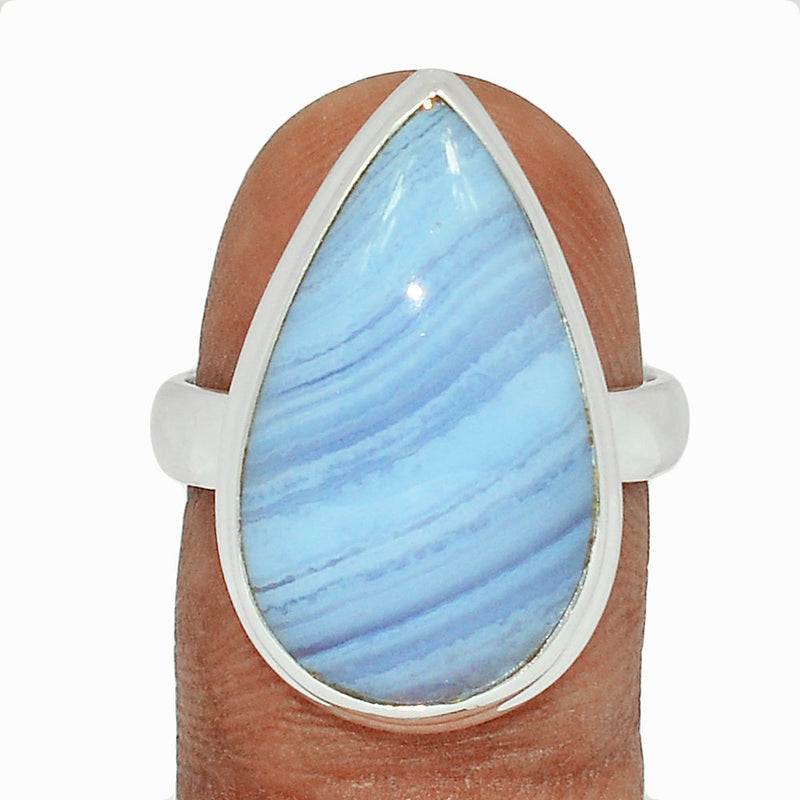 Blue Lace Agate Ring - BLAR1679