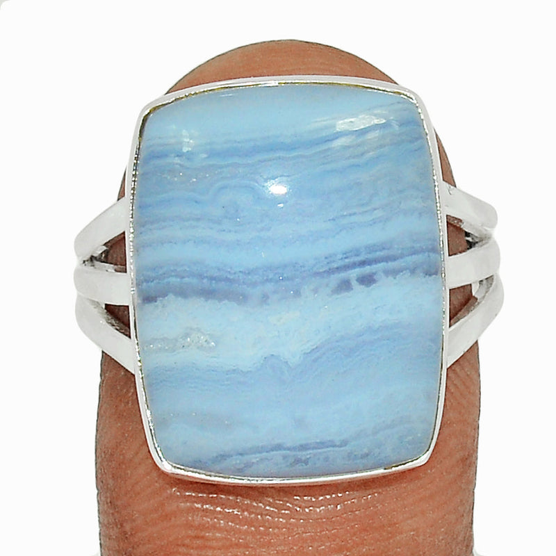 Blue Lace Agate Ring - BLAR1703