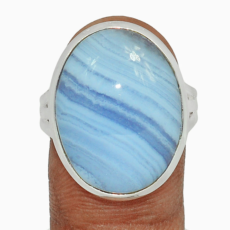 Blue Lace Agate Ring - BLAR1718