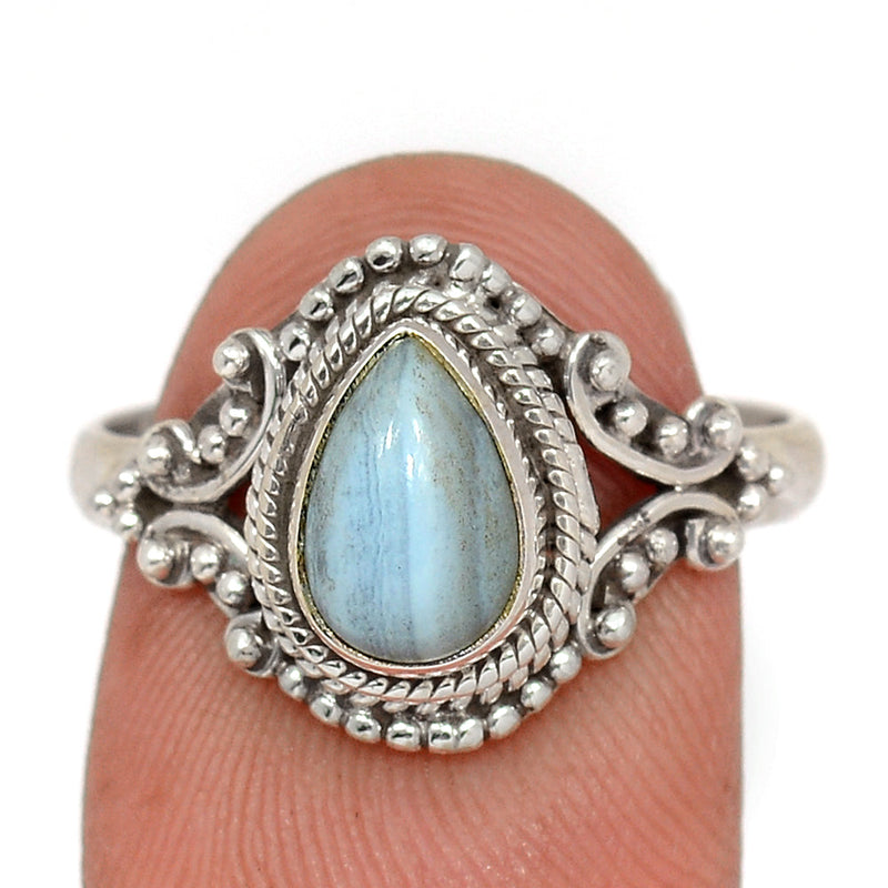 Small Filigree - Blue Lace Agate Ring - BLAR1736