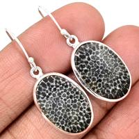 Black Coral Earring-BLCE36