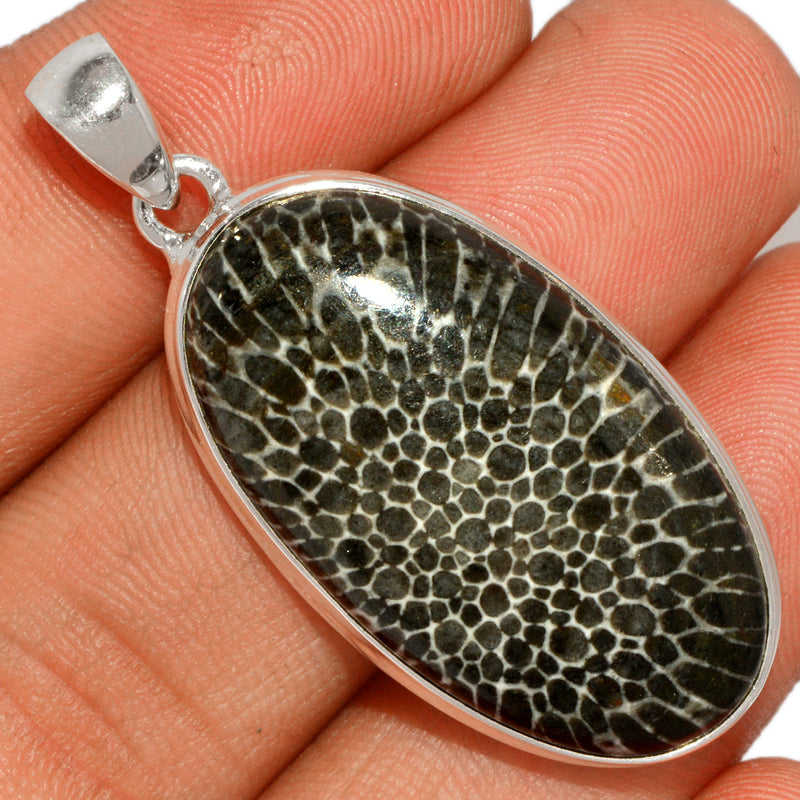 1.8" Black Coral Pendants - BLCP123