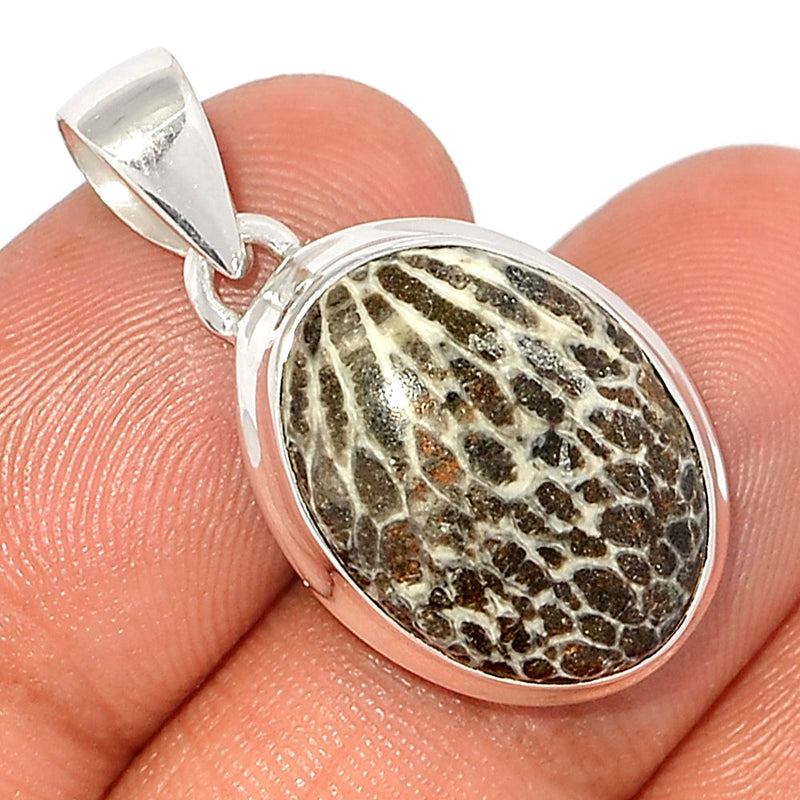 1.2" Black Coral Pendants - BLCP154