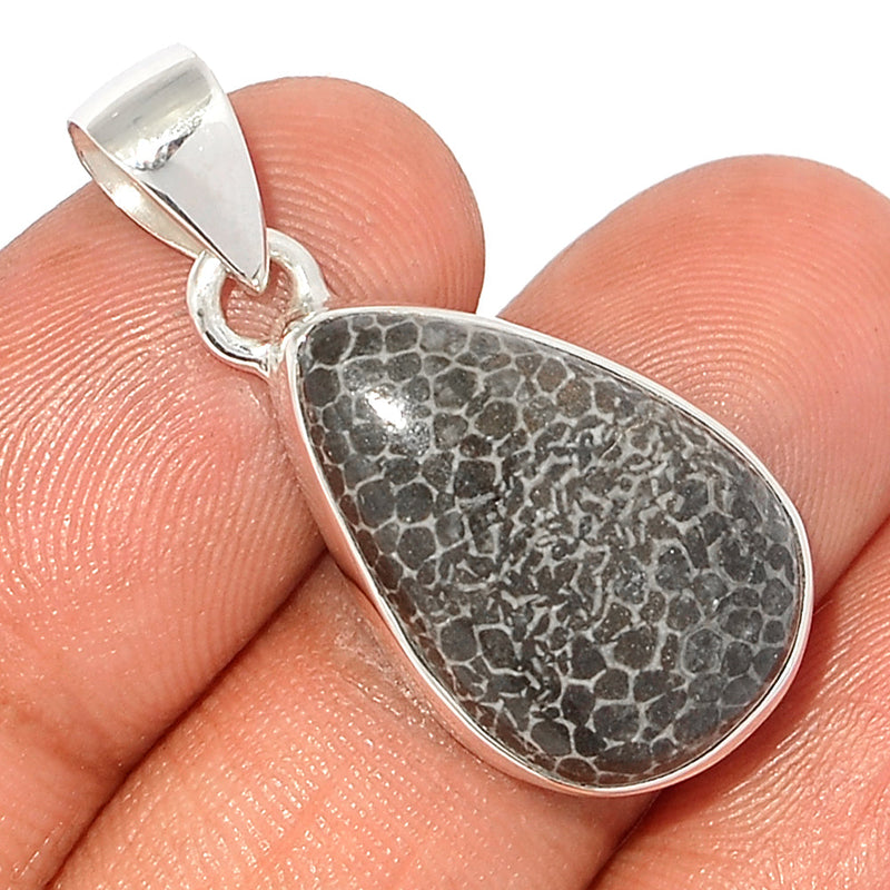 1.3" Black Coral Pendants - BLCP188