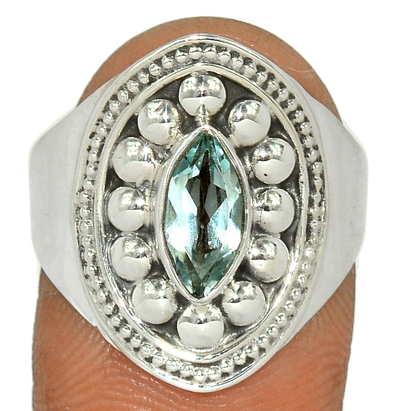 Fine Filigree - Blue Topaz Ring - BLTR1950