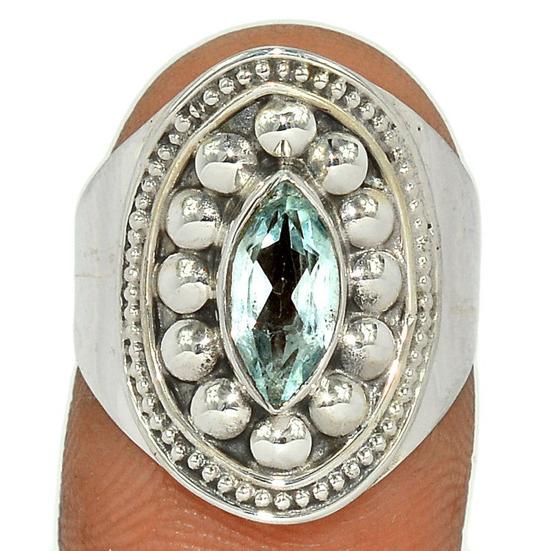 Fine Filigree - Blue Topaz Ring - BLTR1952