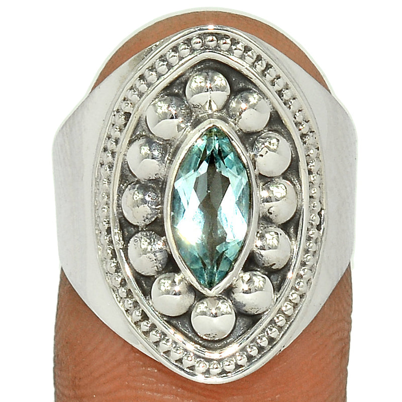 Fine Filigree - Blue Topaz Ring - BLTR1953