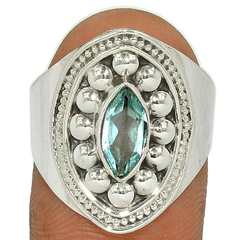 Fine Filigree - Blue Topaz Ring - BLTR1954