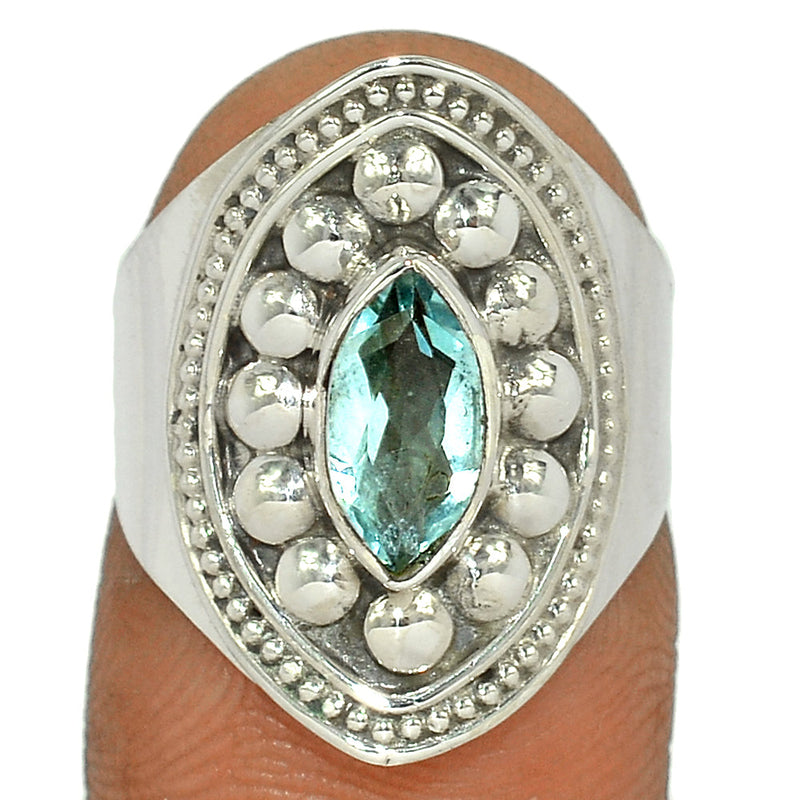 Fine Filigree - Blue Topaz Ring - BLTR1955
