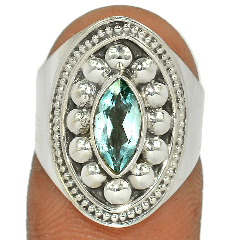 Fine Filigree - Blue Topaz Ring - BLTR1960