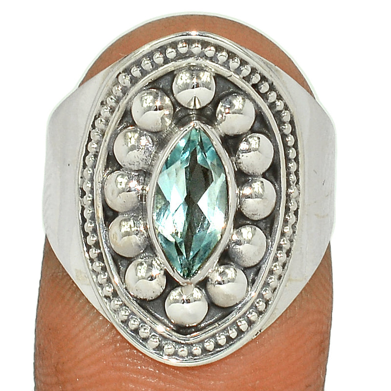 Fine Filigree - Blue Topaz Ring - BLTR1961