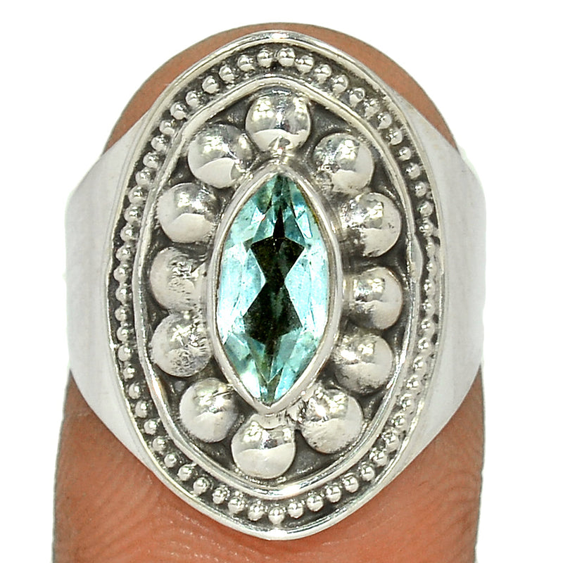 Fine Filigree - Blue Topaz Ring - BLTR1963