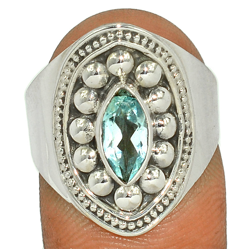 Fine Filigree - Blue Topaz Ring - BLTR1964