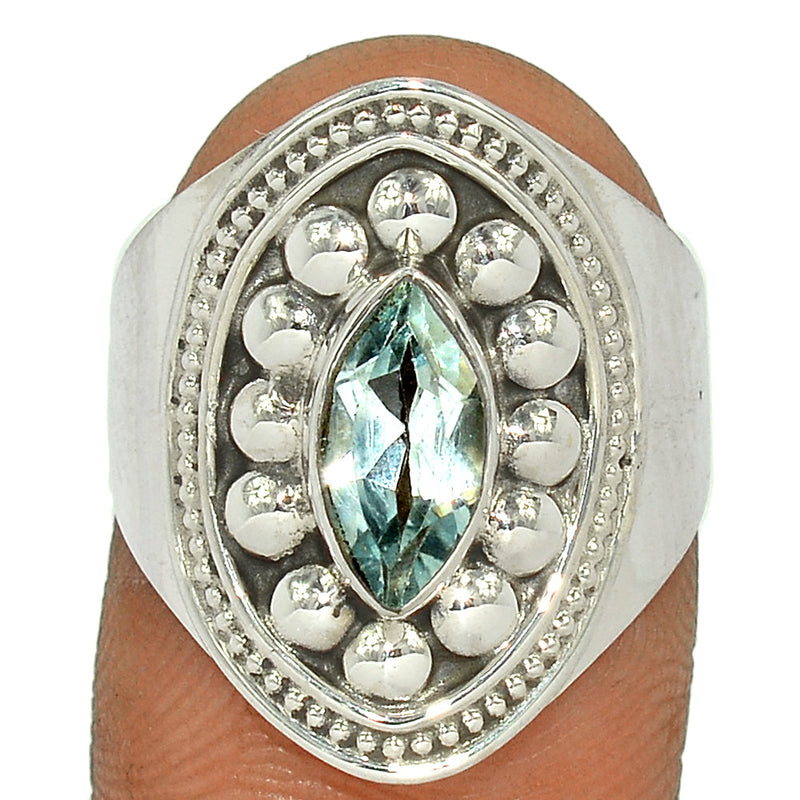 Fine Filigree - Blue Topaz Ring - BLTR1966