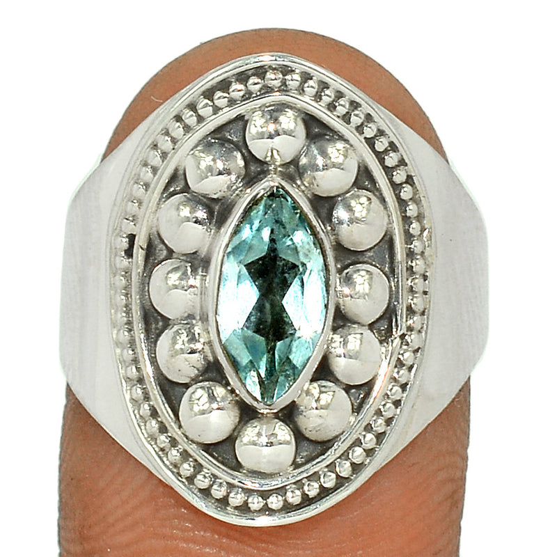 Fine Filigree - Blue Topaz Ring - BLTR1967