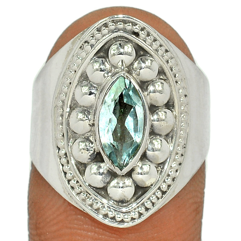 Fine Filigree - Blue Topaz Ring - BLTR1970