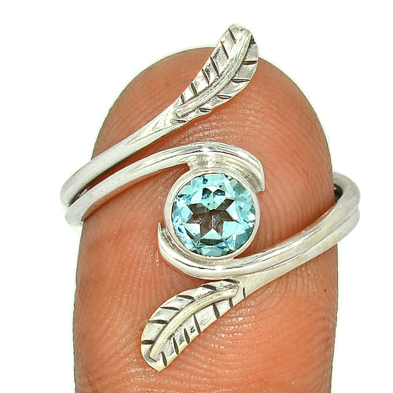 Leaves - Blue Topaz Ring - BLTR1978