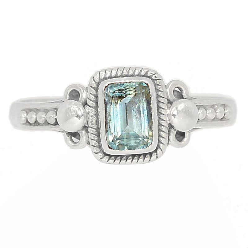 Small Filigree - Blue Topaz Ring - BLTR2259