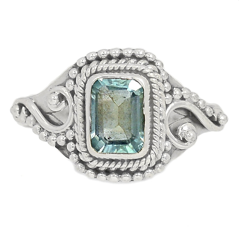 Small Filigree - Blue Topaz Ring - BLTR2269