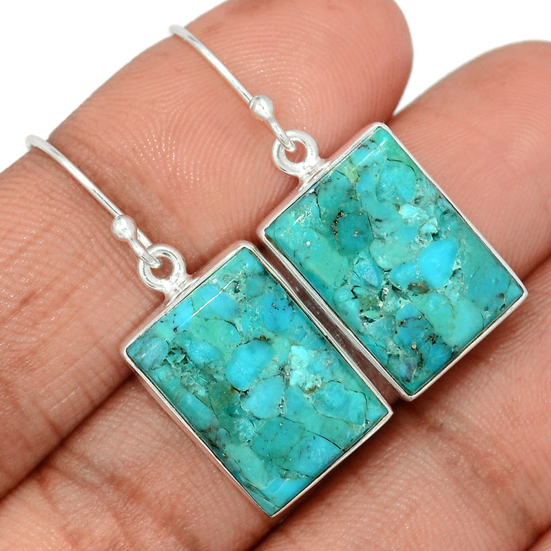 1.5" Blue Mohave Turquoise Earrings - BMTE1745
