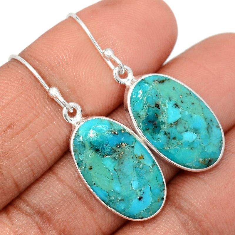 1.5" Blue Mohave Turquoise Earrings - BMTE1759