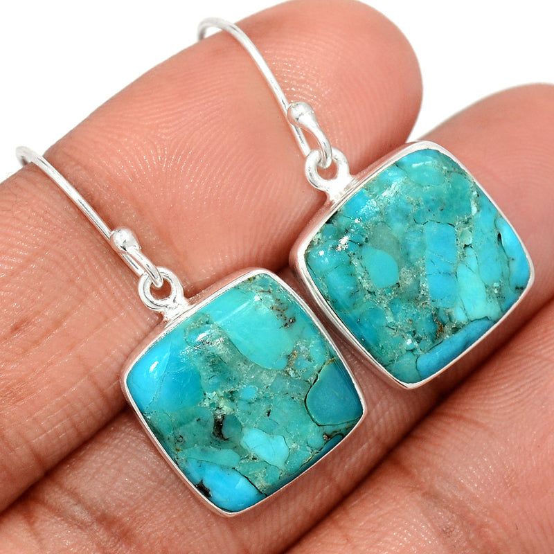 1.2" Blue Mohave Turquoise Earrings - BMTE1766