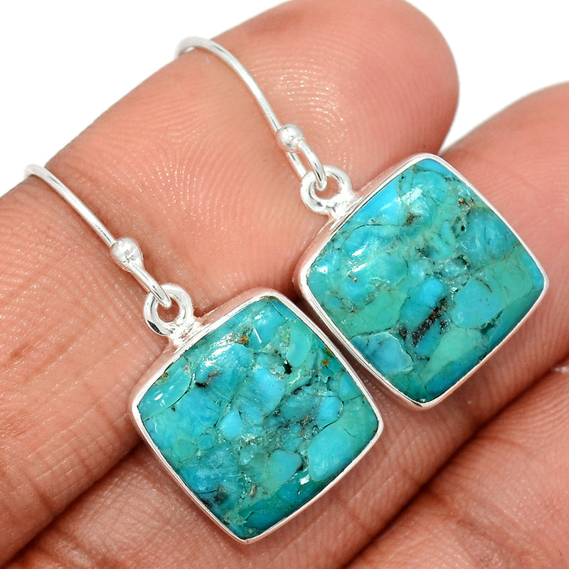 1.2" Blue Mohave Turquoise Earrings - BMTE1769
