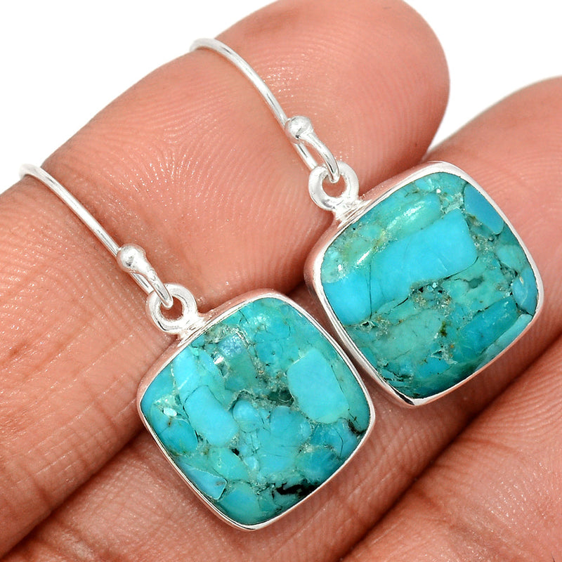 1.2" Blue Mohave Turquoise Earrings - BMTE1775