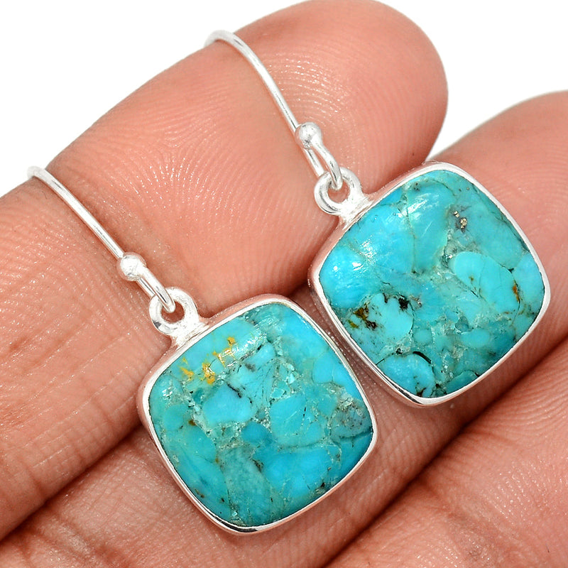 1.2" Blue Mohave Turquoise Earrings - BMTE1777