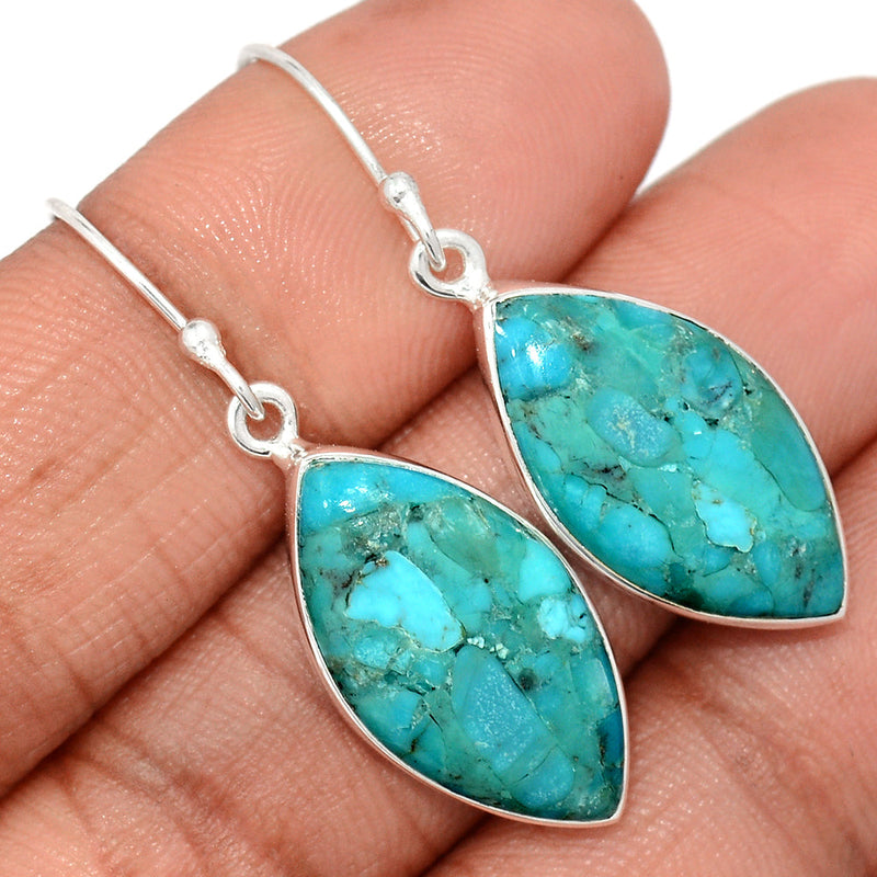 1.6" Blue Mohave Turquoise Earrings - BMTE1785