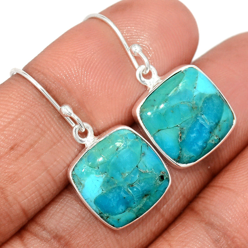 1.2" Blue Mohave Turquoise Earrings - BMTE1792