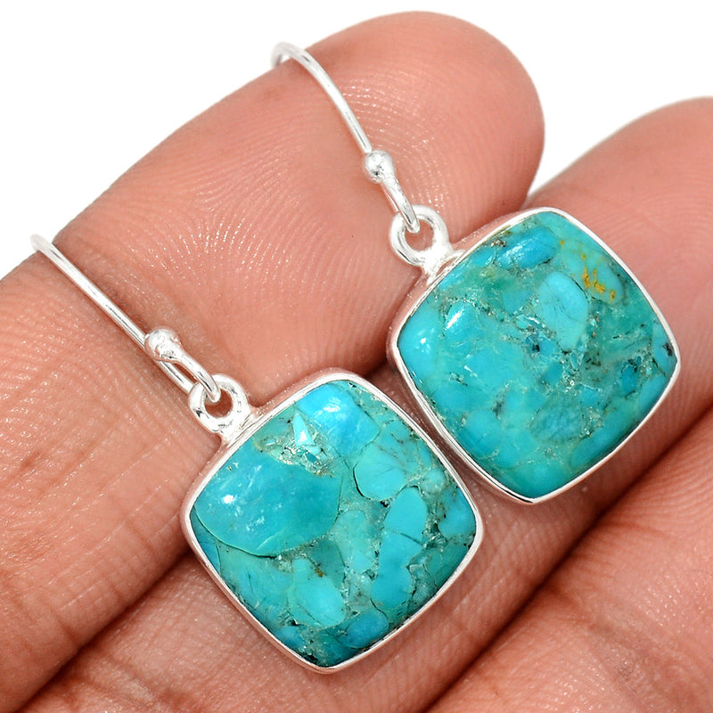 1.2" Blue Mohave Turquoise Earrings - BMTE1794