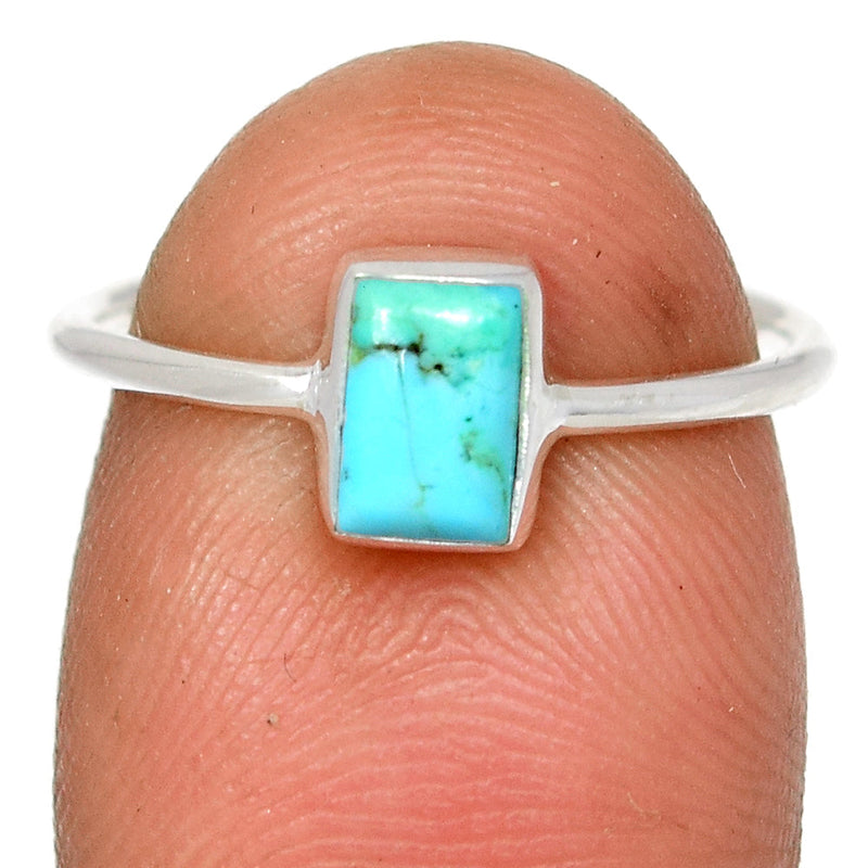 Small Plain - Blue Mohave Turquoise Ring - BMTR1438