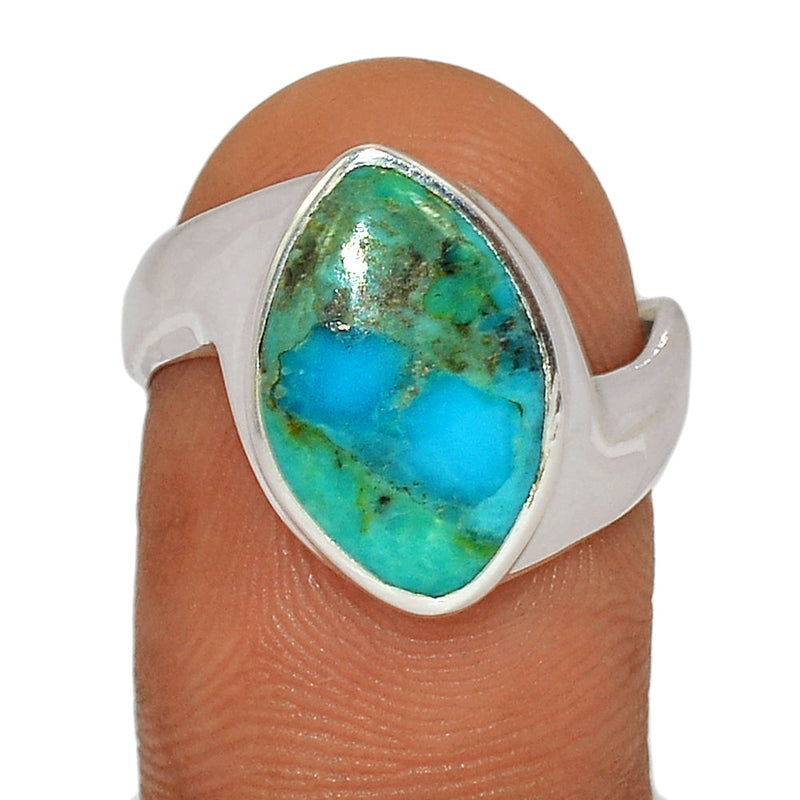 Solid - Blue Mohave Turquoise Ring - BMTR1499