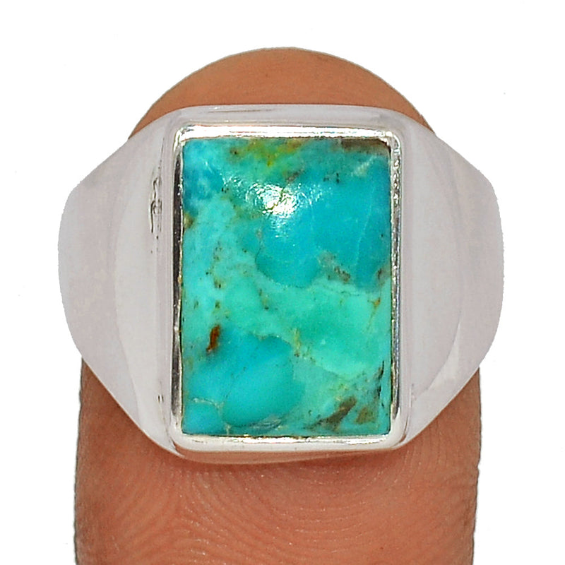 Solid - Blue Mohave Turquoise Ring - BMTR1515