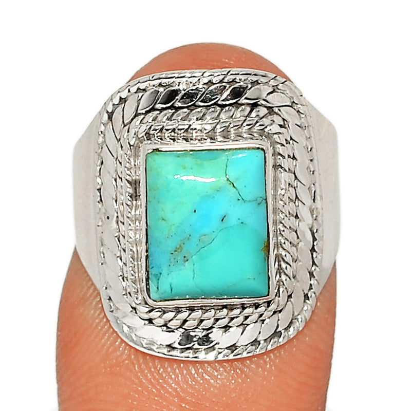 Fine Filigree - Blue Mohave Turquoise Ring - BMTR1562