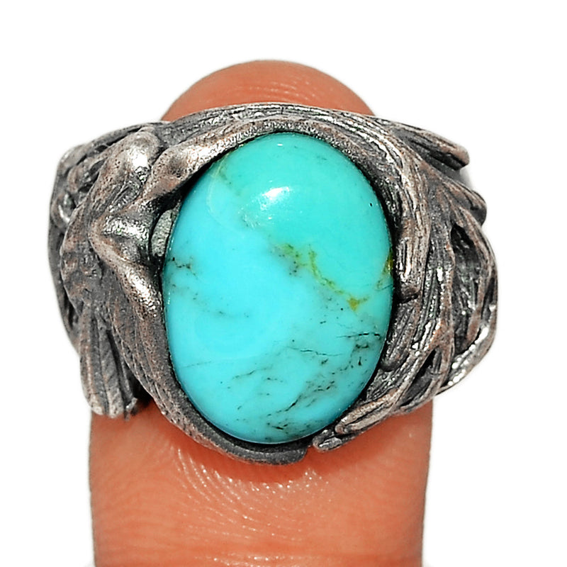 Fine Filigree - Blue Mohave Turquoise Ring - BMTR1585