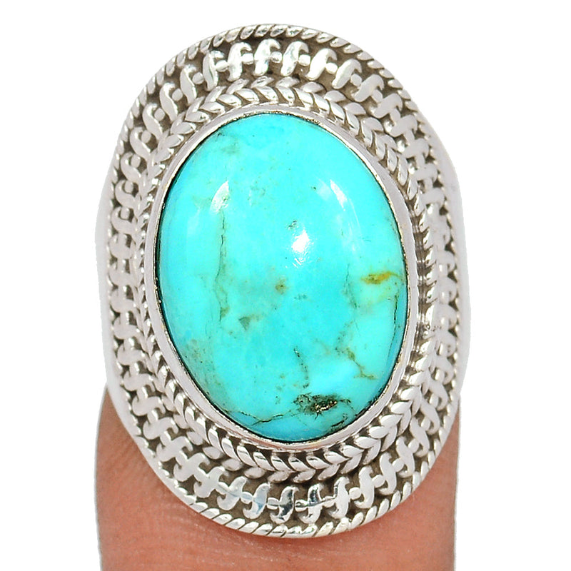 Fine Filigree - Blue Mohave Turquoise Ring - BMTR1602