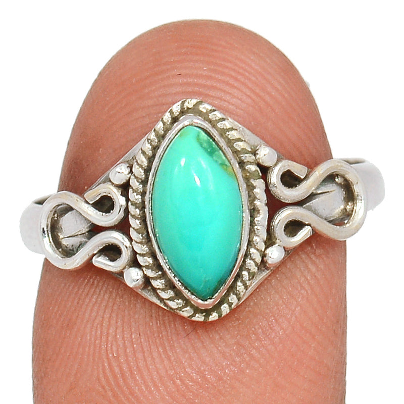 Small Filigree - Blue Mohave Turquoise Ring - BMTR1605