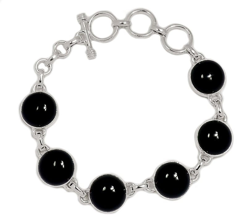 8.5" Black Onyx Bracelets - BOCB184